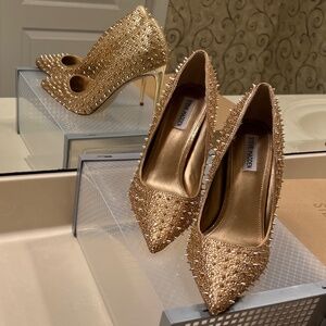 Steve Madden Various Rose Gold Spike Pumps Size 11